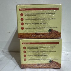 2pack TURMERIC & KOJIC ACID CLEANSING & HYDRATING 60 PCS EXP 08/28