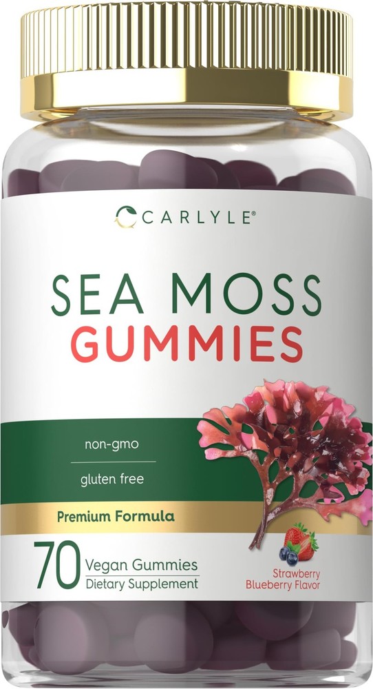 Carlyle Sea Moss Gummies | 70 Count | Strawberry 70 (Pack of 1)