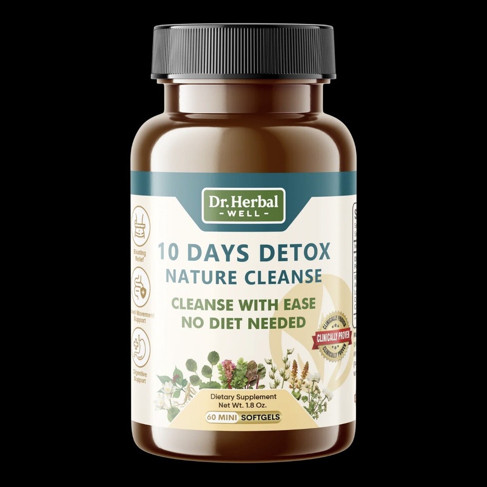 DR. HW 10 DAYS NATURAL DIGESTIVE WELLNESS Support 100%