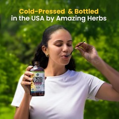 Amazing Herbs Premium Black Seed Oil – 4oz