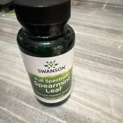 Swanson Spearmint Leaf Digestive Support Capsules 400 mg Herbal Extract