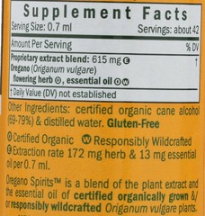 Herb Pharm Oregano Spirits 1 fl oz 29 6 ml 1 fl oz 30 ml Free Shipping