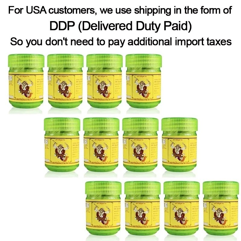 Thai Herbal Inhaler Set, Natural Aromatherapy, Pack of 12 Jars.+ tracking number