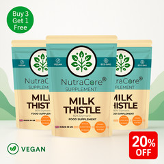 Milk Thistle Capsules 6000mg-90% Silymarin-Help Detox &Digestion-Vegan Capsule
