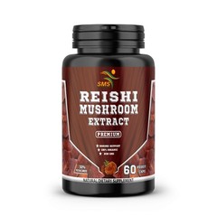 REISHI MUSHROOM STRONGEST ORGANIC CAPSULES LINGZHI LUCIDUM EXTRACT PILLS SPORES