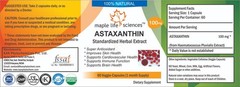 ASTAXANTHIN Extract Capsules Pure & High Quality