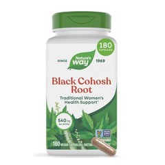 Nature’s Way Herbs Black Cohosh Root Capsules, 180 Count (Pack of 1)