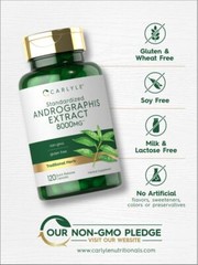 Andrographis Paniculata | 8000 mg | 90 Capsules | Non-GMO | by Carlyle