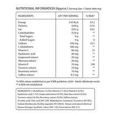 Pure Nutrition Glutathione Tablet 500mg, 15 Tablets