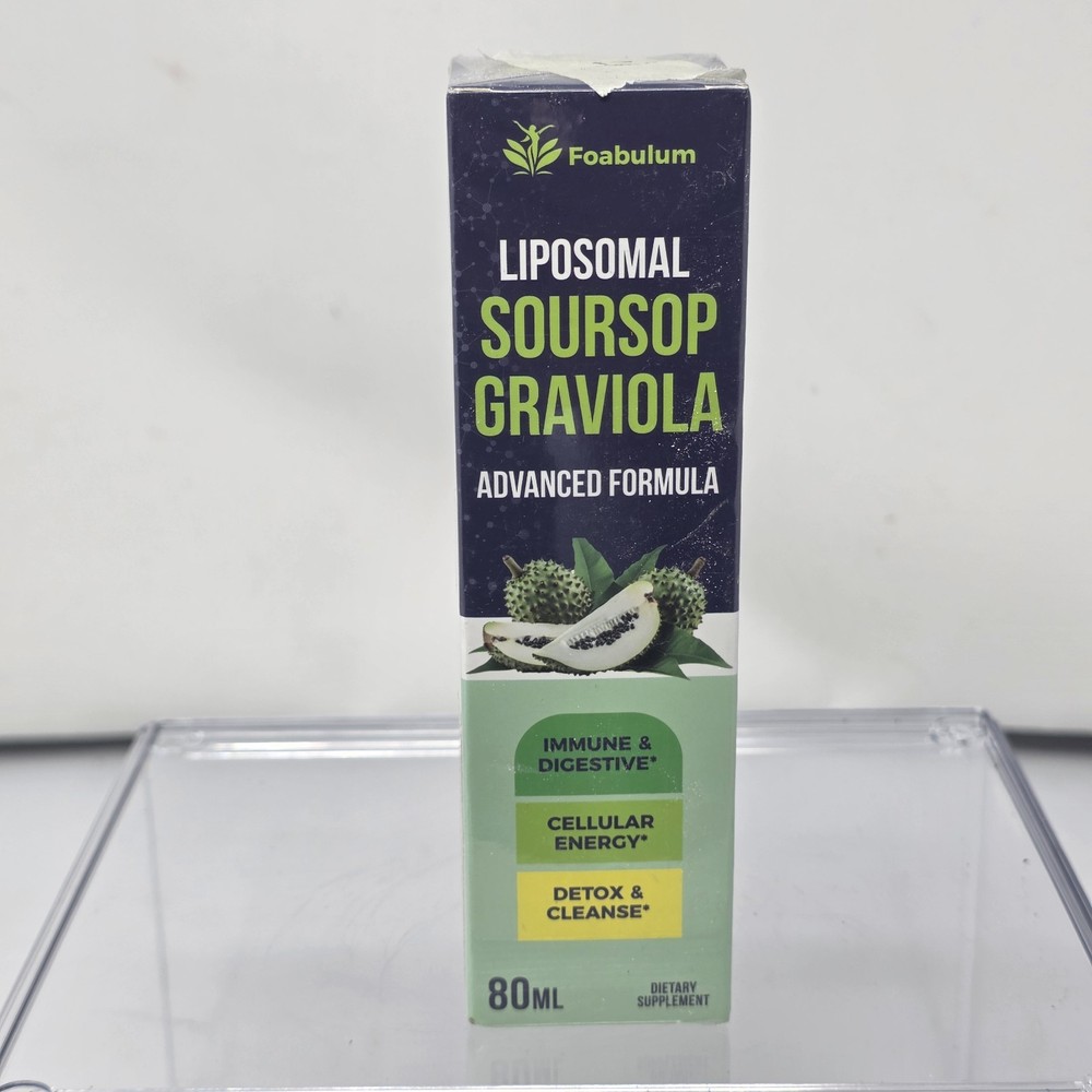 Foabulum Liposomal Soursop Graviola Liquid Drops Advanced 80ML 11/26