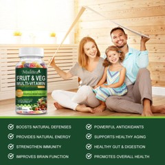 Nature Fruits Veggies Supplement Fruits Vegetable Vitamins & Minerals Kids&Adult
