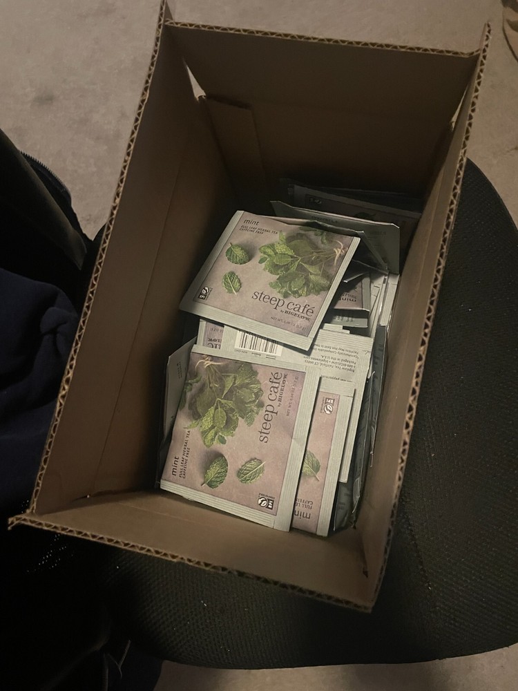 Steep Cafe By BIGELOW classic Mint Herb 50 Pack In Each Box