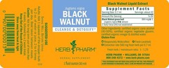 Organic Black Walnut Extract Drops for Cleansing – 1 Fluid Ounce Bottle