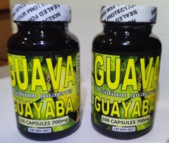 Hojas de Guayaba,Mexican Guava Leaves,Organic Guava leaves Natural 100 Caps !!!