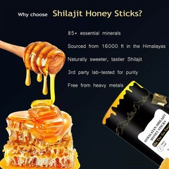 Naturally Sweeter Himalayan Shilajit Sticks with Organic Honey Better Alt Pure