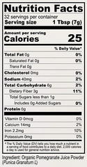 Organic Pomegranate Juice Powder 8 Oz Bag – Non GMO Vegan No Additives or Dyes