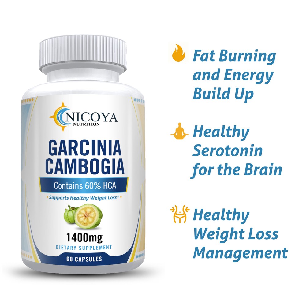 Garcinia Cambogia- Natural Weight Loss, Diet & Appetite Suppressant w/HCA 1400mg