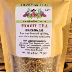 HAPPY TEA – Mood improving, uplifting for depression by master herbalist 2.5 oz.