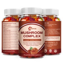 Mushroom gummies help relieve fatigue anti-inflammatory antioxidant properties