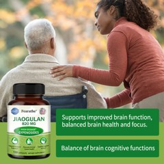 Natural Jiaogulan Capsules 820 Mg – Balances Body Endurance And Immune Health