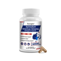 Extra Strength Astragalus+American Ginseng 24000mg – Immune Support,Energy Boost