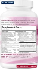 Micro Ingredients Pure Methylated Multivitamin for Women, 240 Capsules | 32-in-1