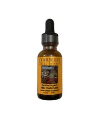 Organic Milk Thistle Extract Herbal Tincture w/ Dropper Free Shipping #1 Rated