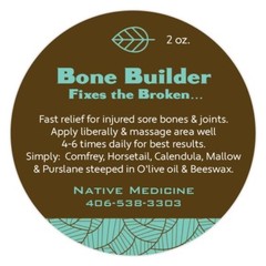 Bone Builder Promotes Bone, Cartilage & Tissue Growth; Relieves Pain & Swelling