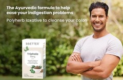 BBETTER Triphala 500mg Capsules for Gut Health Digestion Constipation q201