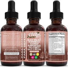 para Defend Wormwood Black Walnut Cleanse for Humans 2 Fl Oz (Pack of 1)