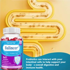 Probiotic Gummies,60pcs Support Gut & Immune Health, Aid Digestion