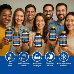 BACTISupport PROBIOTIC NATURAL 100 BILLION CFUs ULTRA STRENGHT ULTIMATE FLORA