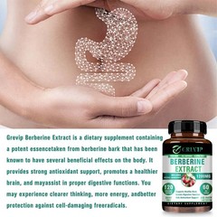 Berberine Extract 1200mg – High Absorption, Heart Health, Blood Sugar Support