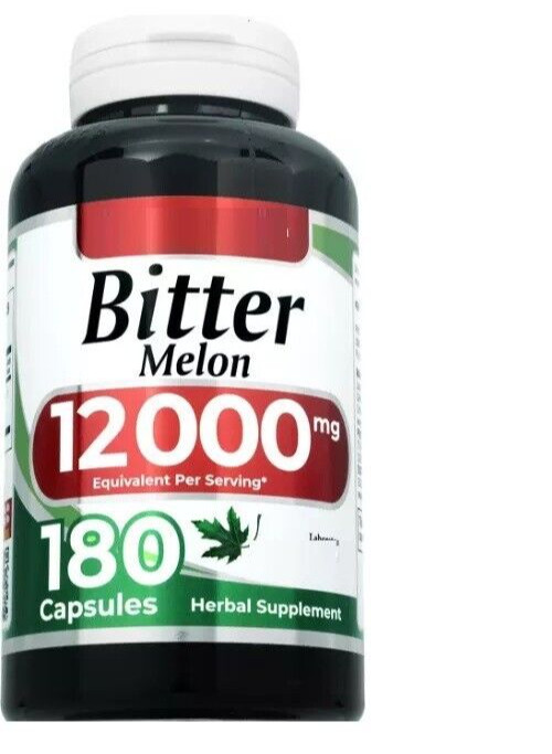 Organic Bitter Melon 12000mg Standardized Extract 180 Caps Synephrine NonGMO