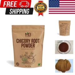 Instant Chicory Root Powder 227 Gram (0.5 Lb / 8 Oz) | Roasted & Granulated | Gl