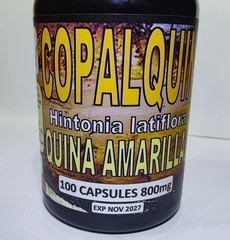 Copalquin 100 Caps Copalchi Hintonia latiflora Quina amarilla Yellow cinchona !!