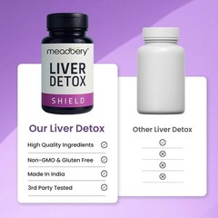 Meadbery Liver Detox, Milk Thistle 600mg, 180 Tablets t840