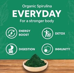 Premium Spirulina Superfood Powder 100g | 100% Pure Blue-Green Algae