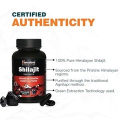 Himalaya Shiljit 60 Capsule Promotes stamina, energy,Sexual wellness SF.