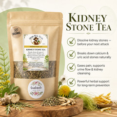 KIDNEY STONE TEA – designed to slowly dissolve kidney stones& improve urine flow