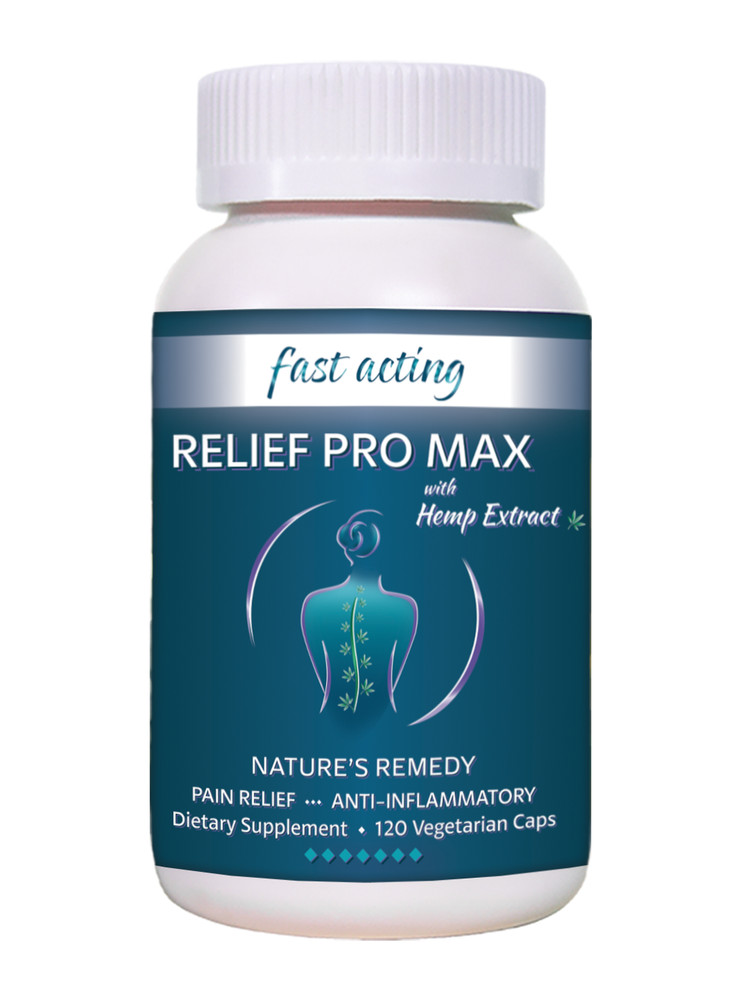Relief Pro MAX – Maximum Inflammation and Pain Relief – (120 Caps)