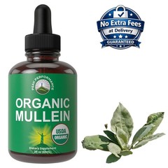 Extracto Orgánico de Hoja de Gordolobo en Gotas Suplemento Herbal 2 oz (60 mL)