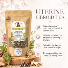 FIBROID TEA- Reduces Fibroids & helps balance hormones by Master Herbalist