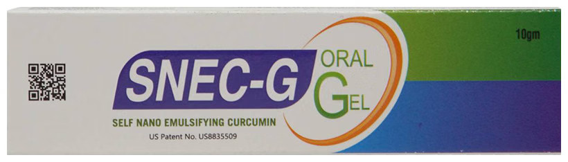 Snec Turmeric Curcumin Gel 10Gm (Pack of 2) | Oral Pain Relief | FREE SHIP