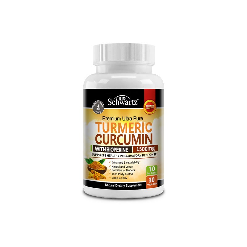 Turmeric Curcumin With Bioperine 1500mg Enhanced Bioavailability 30/60/120 Caps