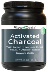 Viva Doria Virgin Activated Charcoal Powder, Food Grade, 1 Lb (16 oz)