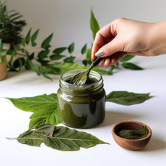 Organic Neem Leaf Powder – 16 Oz. – Azadirachta Indica for Hair and Skin Care