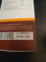 Lion’s Mane Mushroom Supplement 1300mg, 120 Capsules. Exp: 03/2028