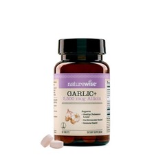 NatureWise Garlic Extract 5,500 mcg Allicin Supplement – 60 Count (Pack of 1)