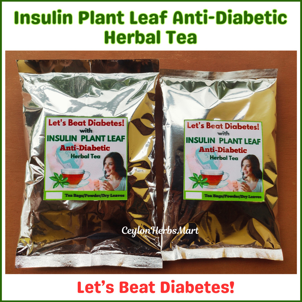 Insulin Plant Leaf Tea Costus Igneus Fiery Diabetic Blood Sugar Support Tea